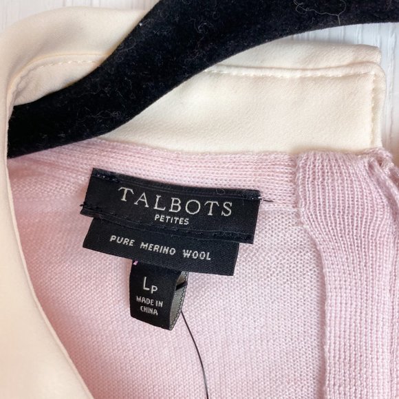 Talbot pink wool sweater NWT large P - Picture 3 of 5